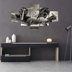 Obraz - Historyczne samoloty (125x70 cm)
