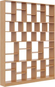 Duży nowoczesny regał na książki olcha B8-R04