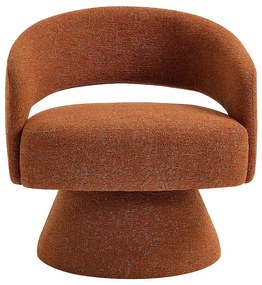 Fotel obrotowy z terakorowej aksamitnej tkaniny FEDOTE
