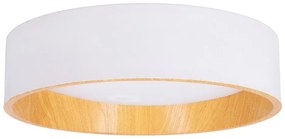 Biało-naturalna lampa wisząca LED ø 40 cm Lazio – Candellux Lighting