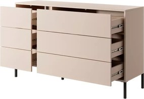Komoda Cantare z szufladami i systemem push-to-open – nowoczesny design i funkcjonalność do Twojego wnętrza