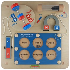 Masterkidz nauka o przyciąganiu magnetycznym - ścienna tablica edukacyjna flex montessori