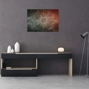 Obraz - Kosmiczny Dodekagram (70x50 cm)