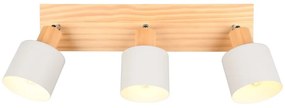 Biało-naturalna lampa punktowa ø 9 cm Shanti – Trio