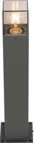 Nowoczesna lampa podłogowa zewnętrzna 50 cm ciemnoszara IP44 - Denmark