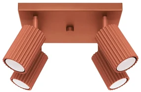 Ceglasta lampa sufitowa 25x25 cm Gleam – Nice Lamps