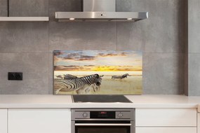 Panel nad Blat Kuchenny Zebry w Złotej Godzinie