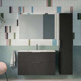 Badmöbel Set TIM 100 cm mit Waschbecken