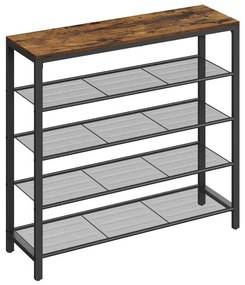 Szafka na buty DAVOR brązowy/czarny