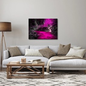 Obraz - Różowy las (70x50 cm)