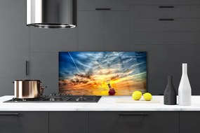 Panel nad blat kuchenny Artystyczna Wizualizacja Energii