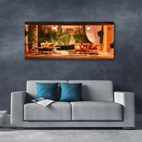 Zdjęcie na płótnie Malownicza Restauracja Miejska