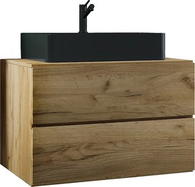 umywalka do mebli łazienkowych Lendas Dąb miodowy W. 52 x S. 80 x G. 52 cm