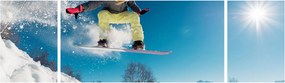 Obraz - Snowboardzista (170x50 cm)