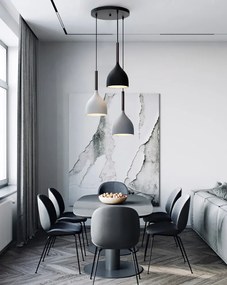 Lampa sufitowa metalowa klosz wisząca AT21-3SZ-MIX