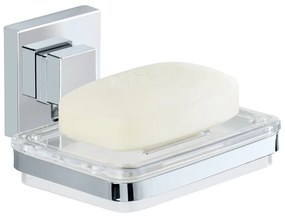 Mydelniczka QUADRO, Vacuum-Loc - stal nierdzewna, WENKO