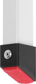 Składana drabinka STEP, 3 stopnie, max. 150 kg, biały/czarny SongmicsHome
