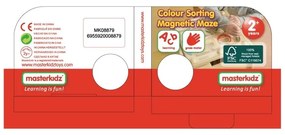 Masterkidz labirynt magnetyczny sorter kolorów edu