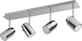 Metalowa lampa punktowa w kolorze błyszczącego srebra 19x52 cm Angelo – Trio