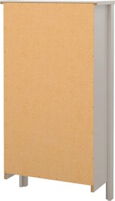 Wąska szafka na buty Madrid z 2 półkami, kaszmir mat