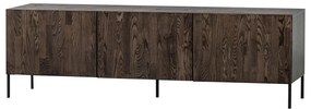 Brązowa szafka pod TV z litego drewna sosnowego 180x56x46 cm Bono – WOOOD