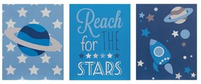 Obrazki dziecięce zestaw 3 szt. 16x20 cm Reach for the Stars – Premier Housewares