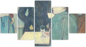 Obraz - Henri de Toulouse-Lautrec, A Corner of the Moulin de la Galette, reprodukcje (125x70 cm)
