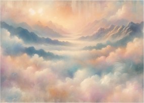 Obraz na szkle - Chmury (70x50 cm)