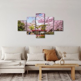 Obraz wiśni japońskiej (125x70 cm)