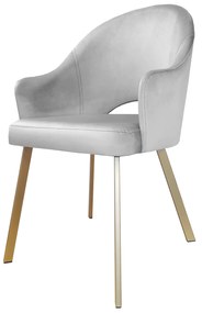 Krzesło obrotowe Velvet podstawa Profil złota MG39