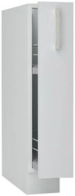 Szara dolna szafka kuchenna cargo 15 cm - Akia 5X