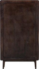Szafka z litego drewna mango w ciemnym naturalnym kolorze 85x150x35 cm Liya – WOOOD