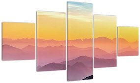 Obraz kolorowego nieba (125x70 cm)