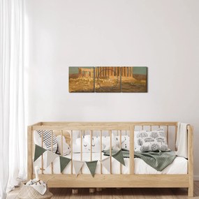 Obraz - Frederic Edwin Church, The Parthenon, reprodukcje (z zegarem) (90x30 cm)