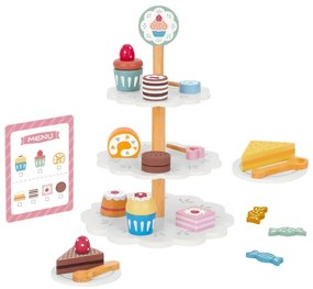 Tooky toy patera słodkości drewniany stojak babeczki ciasta