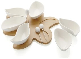 Miska do serwowania przekąsek Brandani Tranches, 23,5 x 26 cm