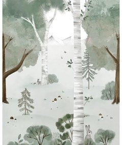 Tapeta dziecięca 200 cm x 248 cm Birch Forest – Lilipinso