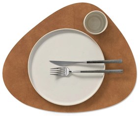 Mata stołowa ze skóry ekologicznej 37x44 cm Curve L Double Nupo – LIND DNA