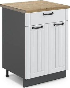 Szafka dolna do kuchni biały domek wiejski 60x60x82 fame-line