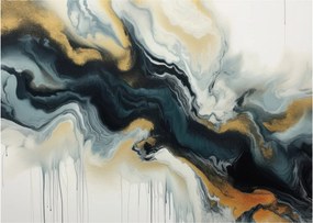 Obraz na szkle - Rysunek marmurkowy (70x50 cm)