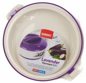 Banquet Culinaria LAVENDER garnek termiczny 2,5 l
