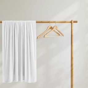 Biały koc z mikrowłókna DecoKing Mic, 160x210 cm