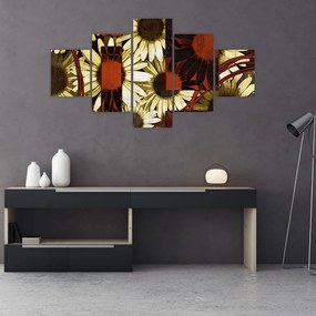 Obraz kwiatów (125x70 cm)