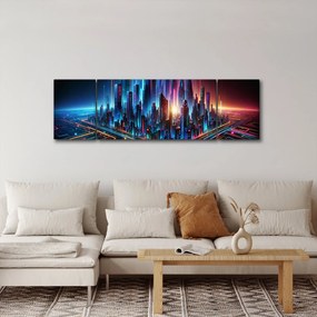 Obraz - Miasto przyszłości (170x50 cm)