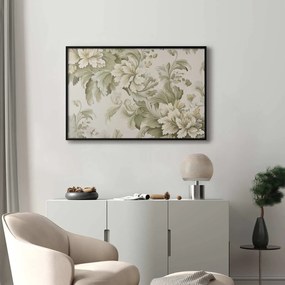 Plakat Vintage kwiaty 90x60 cm z ramą czarną bez marginesu ARTGEIST B
