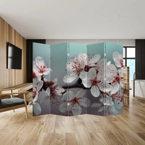 Parawan - Kwiat - czerwony (210x170 cm)