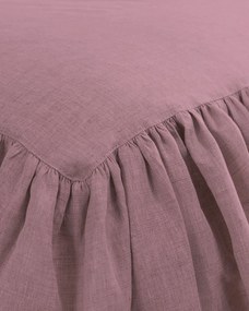 Narzuta na łóżko 160 x 210 cm frilly pink
