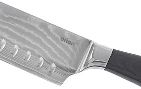 Orion Nóż kuchenny santoku, stal damasceńska, 18,5 cm