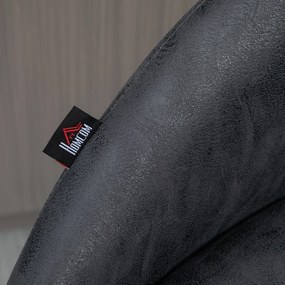 HOMCOM 2 szt krzesła barowe regulowane obrotowe 360 stopni Szare Nowoczesne i funkcjonalne | Aosom PL