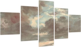 Obraz - John Constable, Cloud Study Stormy Sunset, reprodukcje (125x70 cm)